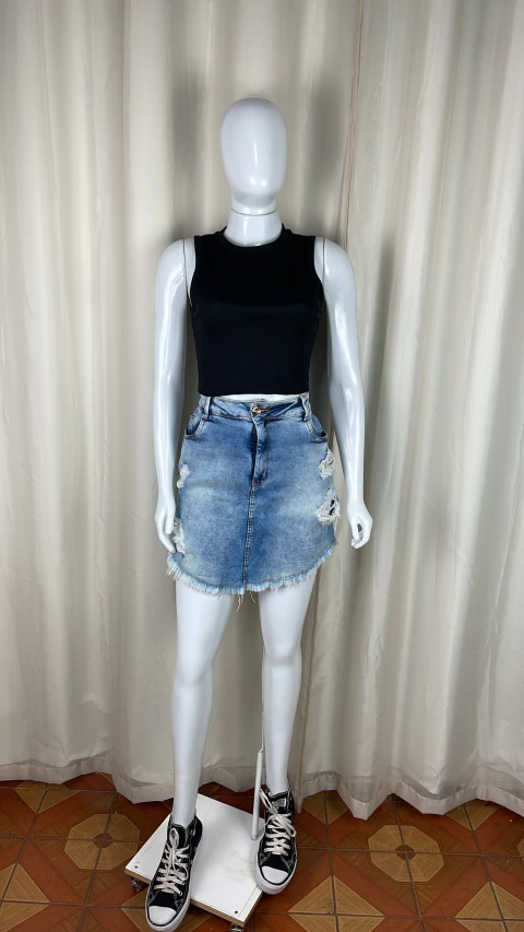 Saia jeans TAM 40 - comprar online