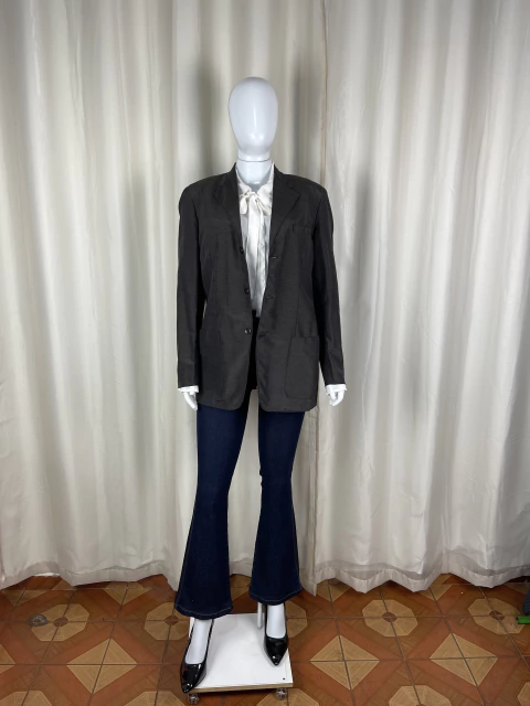 Blazer preto mesclado marrom vintage MAGISTER TAM 40 - comprar online