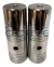 Pedalines Par De Acero 38mm Eje 3/8 Bicicleta Cromados