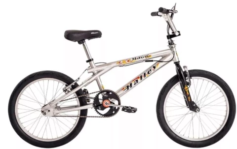 Bicicleta Rod 20 Bmx Freestyle Aluminio Pulido Halley Salto