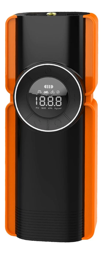 Cargador Y Arrancador Ion Litio 10000mah C/ Inflador Kushiro