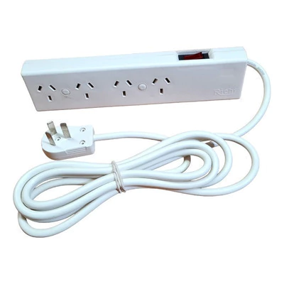 ZAPATILLA 4 TOMAS CON 2.5MTS DE CABLE NECCO