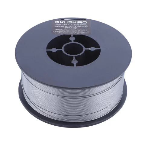 ALAMBRE SOLDAR FLUX 0.8 X 1 KG KUSHIRO E71T-11-081