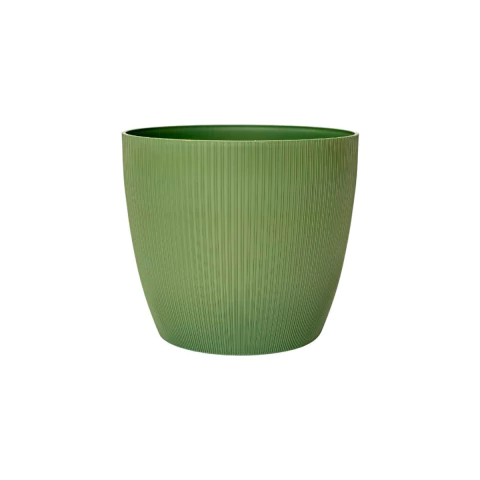 MACETA VERCELLI 22 CM METALIZADA