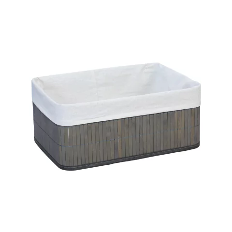 CESTO PLEGABLE DE BAMBU 33 CM X 23 CM X 14 CM