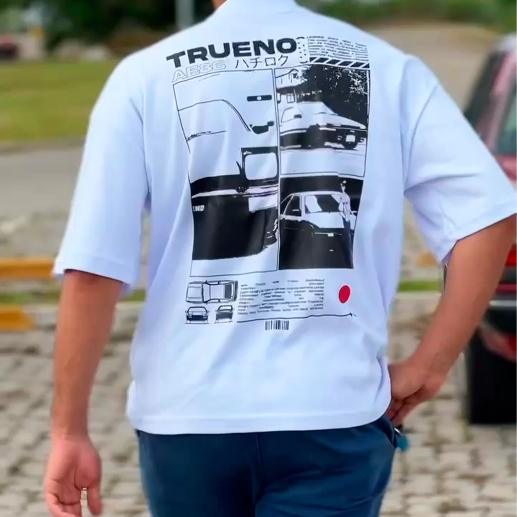 Camiseta Oversized Initial D Trueno AE86 ASTRVM