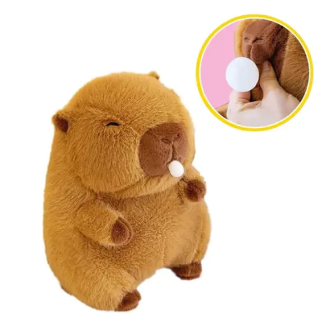 Capivara Pelúcia 20cm PLC08-Polibrinq