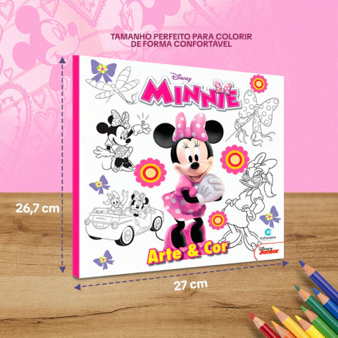 Livro De Colorir Disney Minnie - Arte E Cor - comprar online