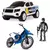Carrinho Polícia Kit Força Tarefa – Samba Toys