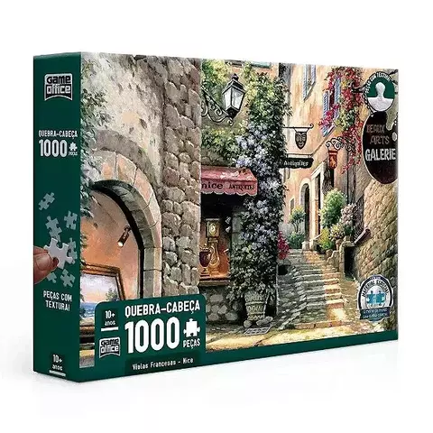 Quebra-Cabeça Vielas Francesas 1000 Peças – Toyster - comprar online