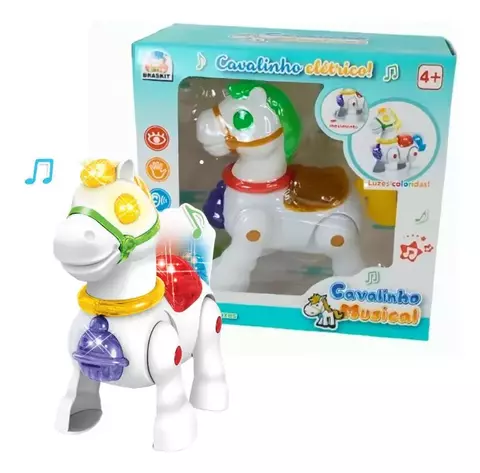 Cavalo Musical C/Luz Som E Movimento 1802 - Braskit - comprar online