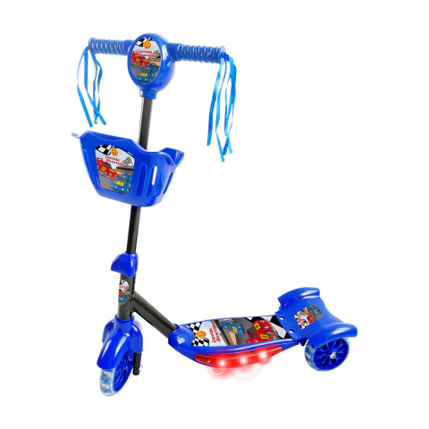 Patinete Corrida Divertida Com Cesta Azul - DM Radical - comprar online