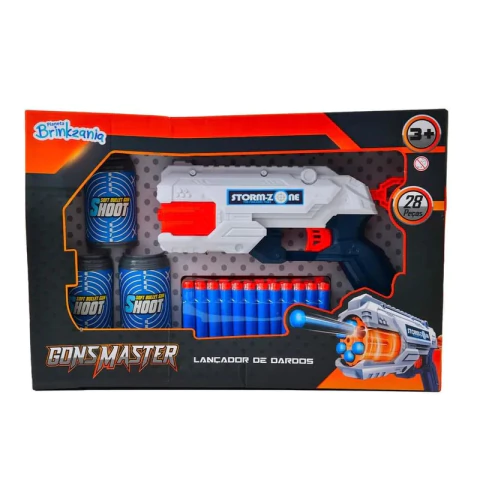 Lançador De Dardos Guns Master BAR013- Brinkzania