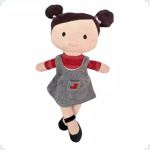 Pelúcia Boneca Lara Morena 35cm - ZIP - comprar online