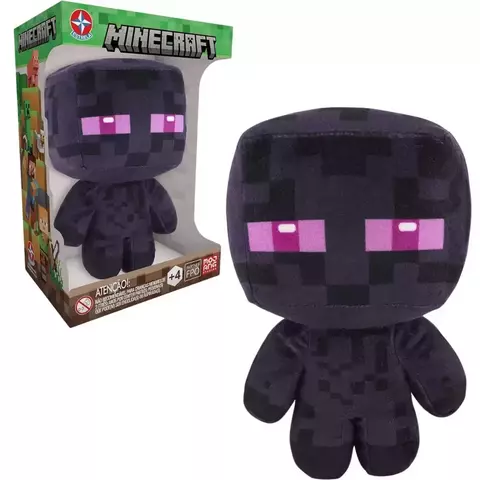 Pelúcia Minecraft Enderman 16cm – Estrela