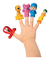 Kit 5 Miniaturas Dedoche Boneco de Vinil - Turma do Pocoyo - Cardoso Toys - LOJÃO DOS BRINQUEDOS