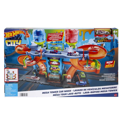 Hot Wheels City Pista Lava‑Rápido Mega Torre (HDP05) – Mattel - comprar online