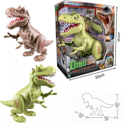 Dinossauro Gigantossauro Dino Rex Articulado - Brinquemix - comprar online