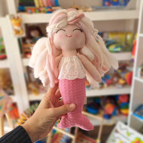 MUÑECA SIRENA DE TELA - comprar online