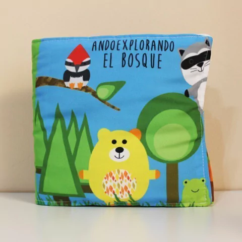 LIBRO DIDACTICO DE TELA: BOSQUE - comprar online