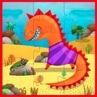 ROMPECABEZAS DINO 9 piezas - comprar online