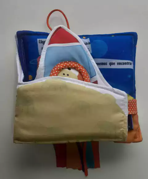 LIBRO DIDACTICO DE TELA: MONO JUAN - comprar online