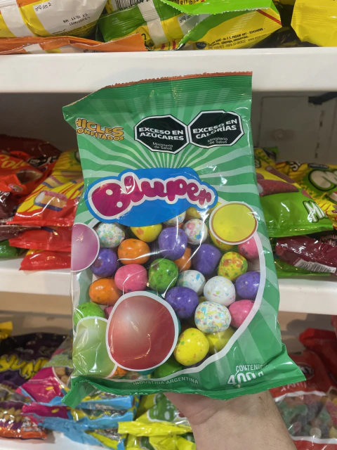 Chicles Bluper frutales 400gr