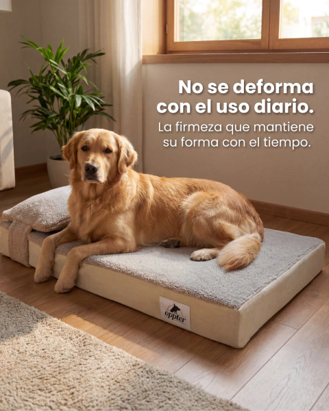 Oppter Corderito alta densidad con almohada