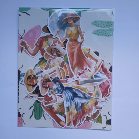 Pack Adesivos Mulheres Retrô