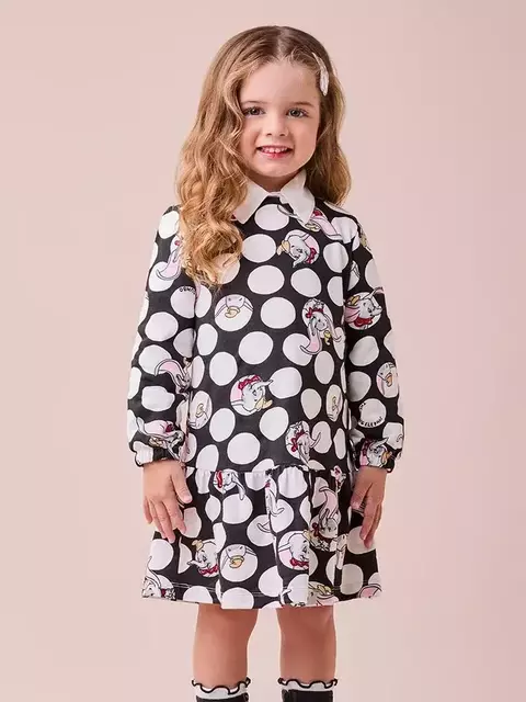 VESTIDO MOLETINHO POA DUMBO MOMI - comprar online