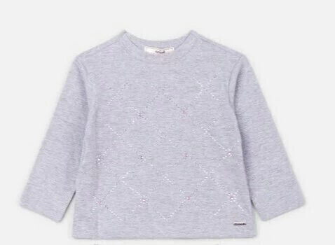 BLUSA MANGA LONGA COM STRASS ANIME