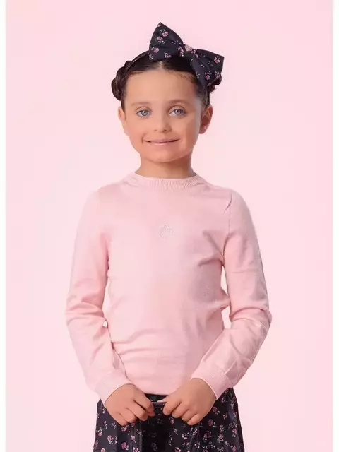 BLUSA TRICOT MEIA MALHA SEM COSTURA P CRISTAL PITUCHINHUS
