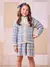 COJUNTO TWEED CARDIGAN E SAIA ANIME - comprar online