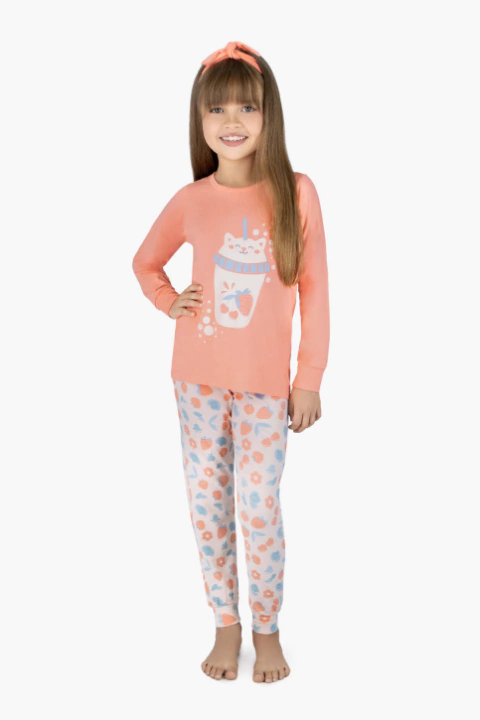 PIJAMA BLUSA E CALÇA FRUTAS E FLORES DEDEKA