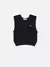 Imagem do COLETE TRICOT DE PELINHOS PRETO - ANIME