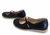 SAPATILHA EM COURO PRETO GAMBO - My Baby