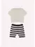 CONJUNTO BLUSA MANGA CURTA E BERMUDA LISTRADA PITUCHINHUS FOR BOYS - My Baby