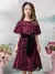 VESTIDO TULE FLOCADO ANIMAL PRINT ANIME - comprar online