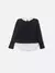 BLUSA TRICOT COM GOLA E BARRA ANIMÊ - My Baby