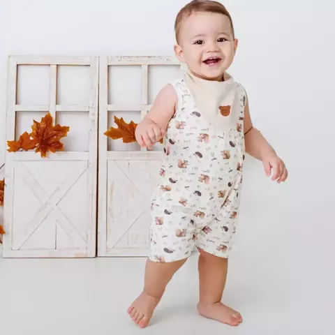 MACACÃO COM BABADOR MINI BEAR