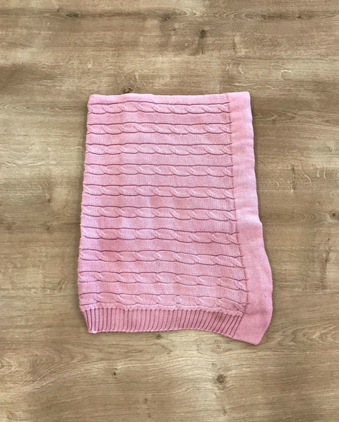 MANTA TRICOT TRANÇADA MINI&CO