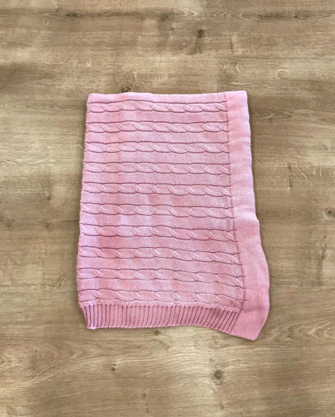 MANTA TRICOT TRANÇADA MINI&CO