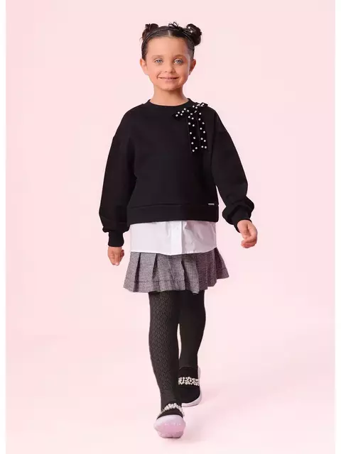 MEIA CALÇA TRICOT PONTO RENDADO PITUCHINHUS