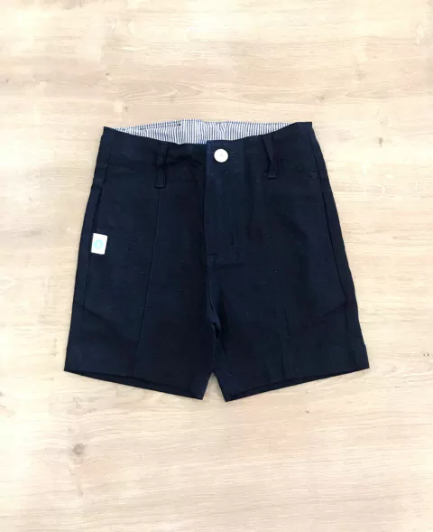 BERMUDA LINHO COM ELASTANO BOLSO FACA UM MAIS UM