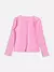 BLUSA MANGA LONGA CANELADA ROSA BABALOO MOMI - comprar online