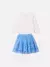 CONJUNTO BLUSA MANGA LONGA E SAIA DE TULE ANIME na internet