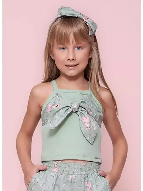 ARCO LAÇO MINI FLOR E URSINHA PITUCHINHUS