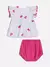 CONJUNTO BATA FLORES E SHORTS MOMI - comprar online