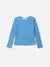 BLUSA CANELADA AZUL BORDADO ANIMÊ - loja online