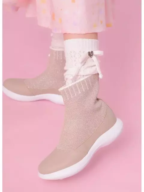 BOTA KNIT BIQUEIRA COURO PITUCHINHUS - comprar online